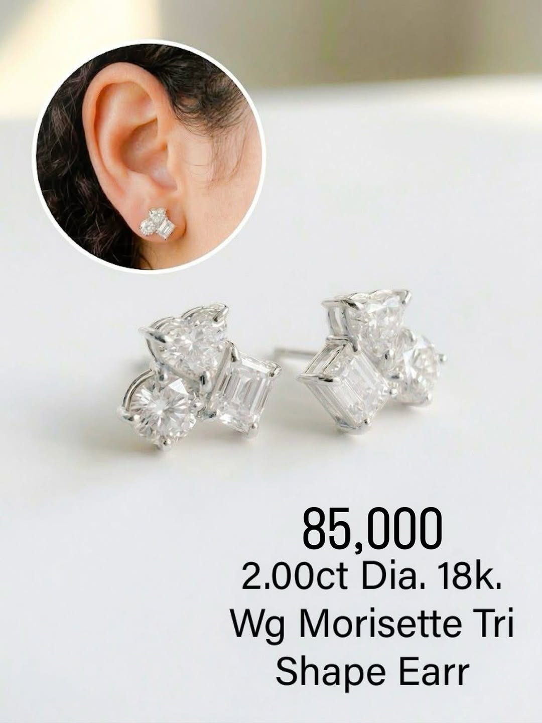 Natural diamond jewelry